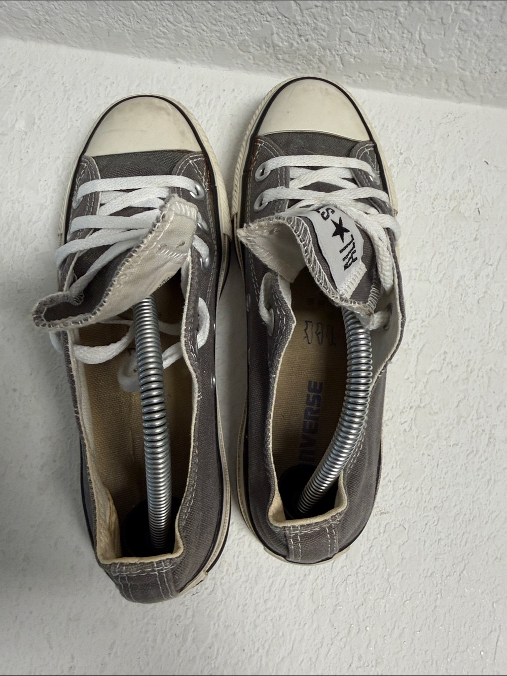 Converse Chuck Taylor All Star Low Top Sneakers - Charcoal Gray W6 M4 - Picture 6 of 7